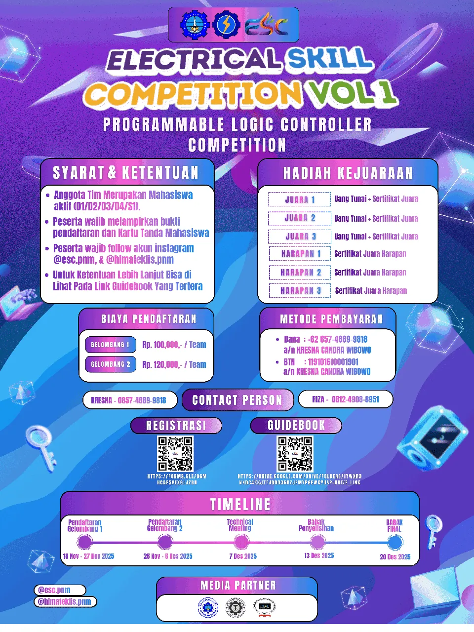 Electrical Skill Competition (ESC) PNM Vol.1