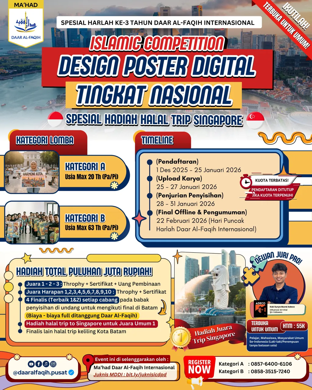 Islamic Competition Desain Poster Digital