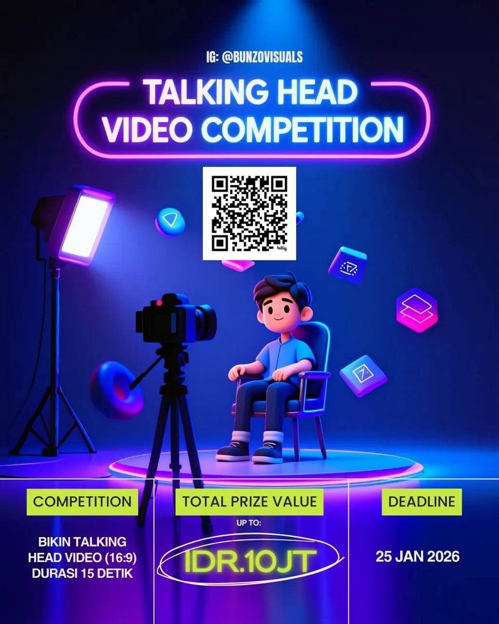 TALKING HEAD VIDEO COMPETITION