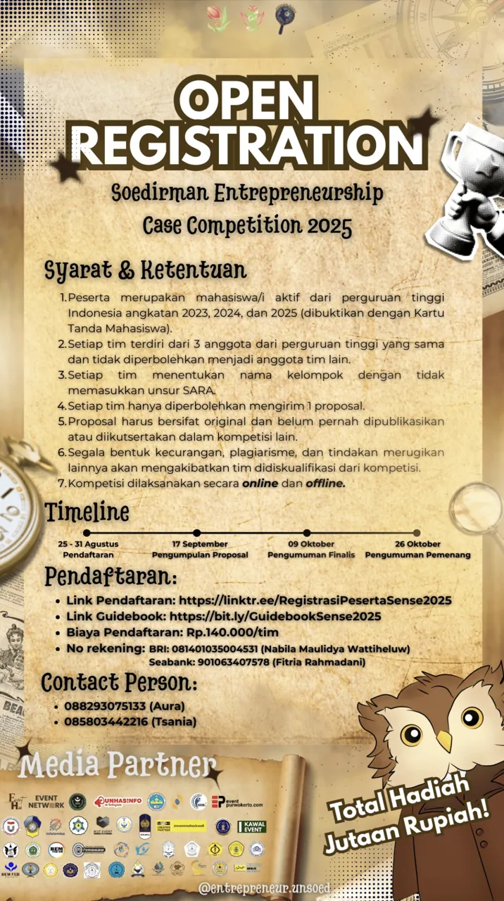 Soedirman Entrepreneurship Case Competition (SENSE)