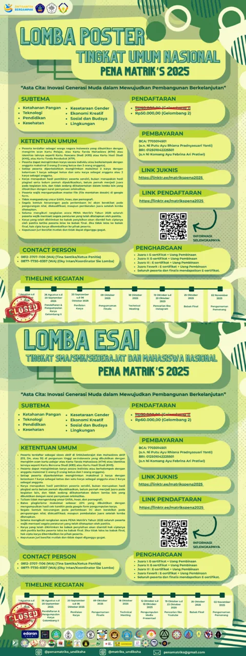 PENA MATRIKS 2025