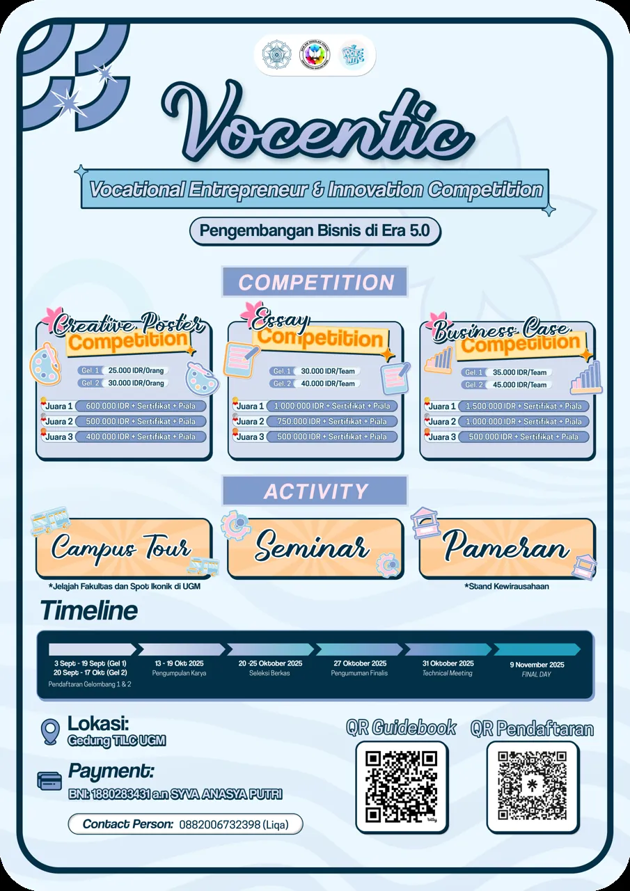 VOCENTIC (Vocational Entrepreneur & Innovation Competition) 2025